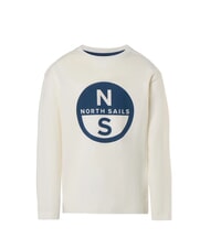 NORTH SAILS GRAPHIC KIDS Long sleeve cotton shirt Marshmallow - Child T-shirt - 3