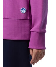 NORTH SAILS BASIC Cotton crewneck sweatshirt mauve - Women's Sweatshirts - 3