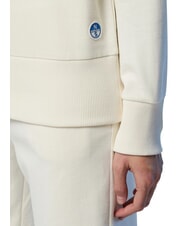 NORTH SAILS BASIC Cotton crewneck sweatshirt Marshmallow - Women's Sweatshirts - 3