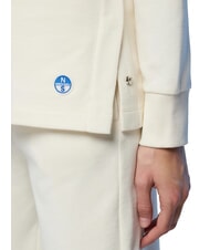 NORTH SAILS BASIC Cotton turtleneck sweatshirt Marshmallow - Women's Sweatshirts - 3