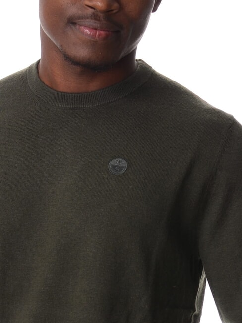 N|S Crewneck sweater forest green - Men's Sweaters