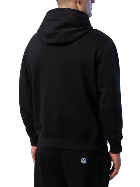 ROUND LOGO Cotton hoodie black - Sweatshirts