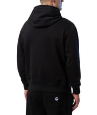 NORTH SAILS ROUND LOGO Cotton hoodie black - Sweatshirts - 2