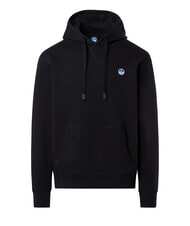 NORTH SAILS ROUND LOGO Cotton hoodie black - Sweatshirts - 4