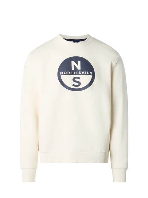 GRAPHIC Cotton crewneck sweatshirt Marshmallow - Sweatshirts