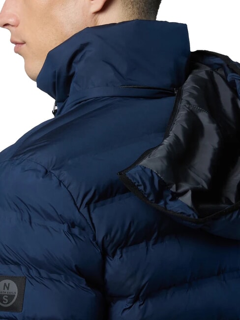 LASER PUFFER Medium length down jacket navy blue - Men's down jackets
