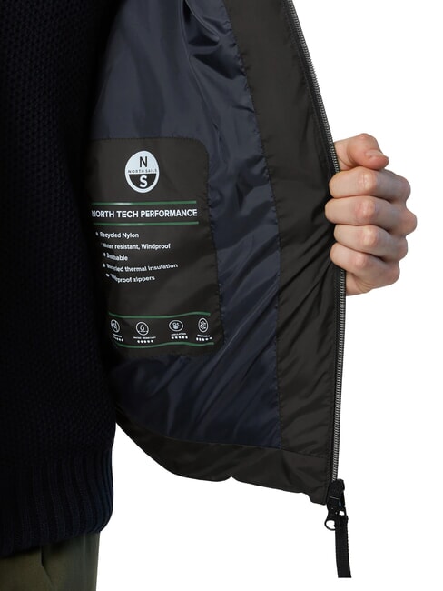 LASER PUFFER Medium length down jacket forest green - Men's down jackets