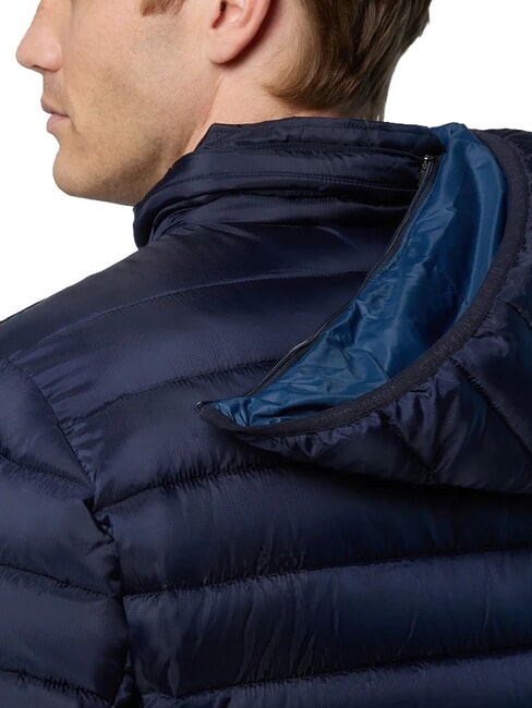 SKYE HOODIE Down jacket with hood navy blue - Men's down jackets