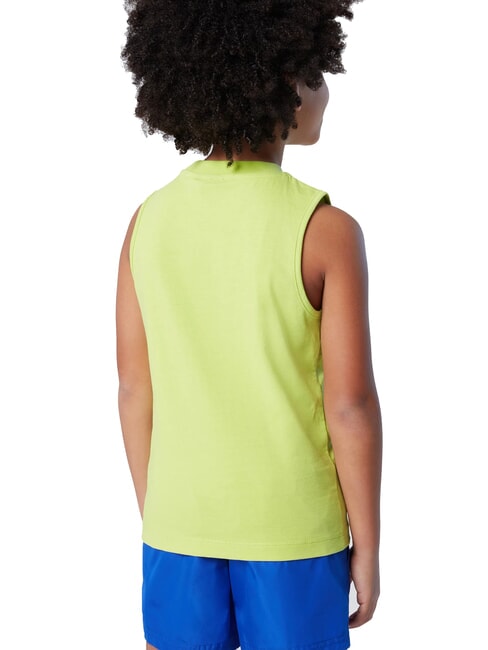 PRINTED KIDS Cotton armhole sweater acid lime - Child T-shirt