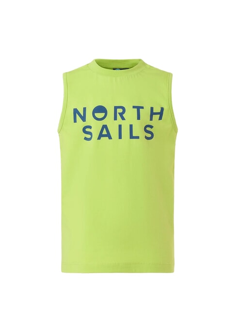 PRINTED KIDS Cotton armhole sweater acid lime - Child T-shirt