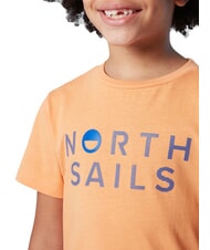 NORTH SAILS STRIPED KIDS Short-sleeved T-shirt tangerines - Child T-shirt - 3