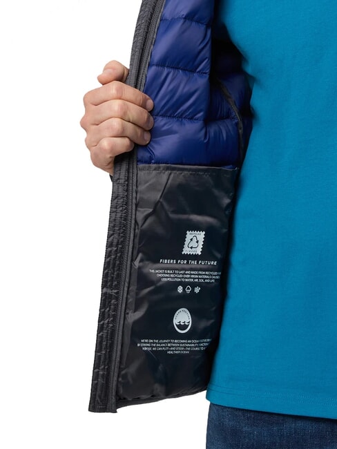 SKYE HOODIE Down jacket with hood asphalt - Men's down jackets