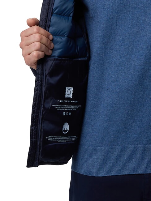 SKYE HOODIE Down jacket with hood navy blue - Men's down jackets