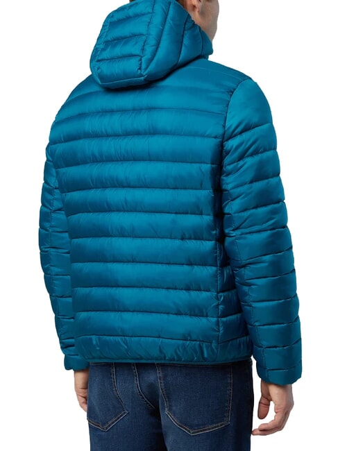 SKYE HOODIE Down jacket with hood water green - Men's down jackets
