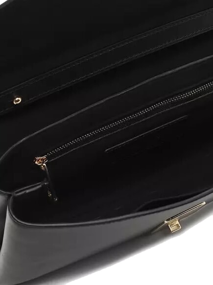 MERIDIANA Medium leather shoulder bag Black - Women’s Bags