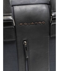 PIQUADRO BRIEF ECOLOGICA  Double handle backpack, 13" CP holder Black - Laptop backpacks - 4