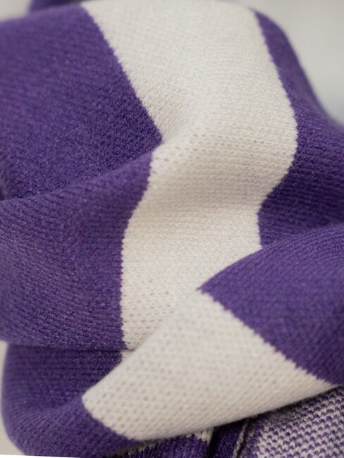 ZAMIG Maxi logo scarf purple - Scarves