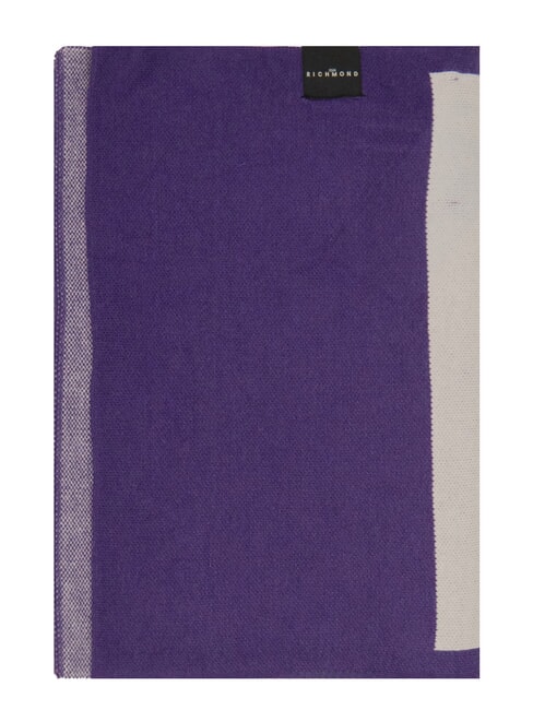 ZAMIG Maxi logo scarf purple - Scarves