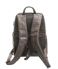 PIQUADRO BLACK SQUARE  Leather 14" Laptop Backpack - Laptop backpacks