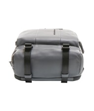 PIQUADRO URBAN  15.6" laptop backpack, in leather GREY - Laptop backpacks - 4