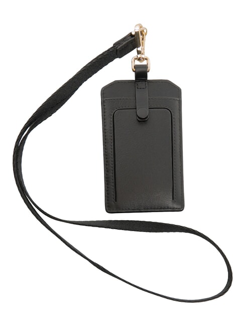 CIRCLE  Leather shoulder badge holder Black - Tablet holder& Organizer