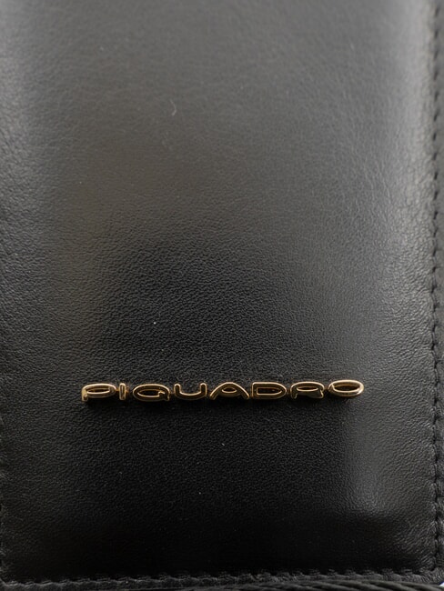 CIRCLE  Leather shoulder badge holder Black - Tablet holder& Organizer