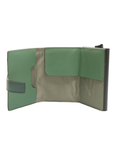 PAUL Leather card holder GREEN - Men’s Wallets
