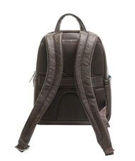 PIQUADRO BLACK SQUARE  13.3" laptop backpack, in leather - Laptop backpacks