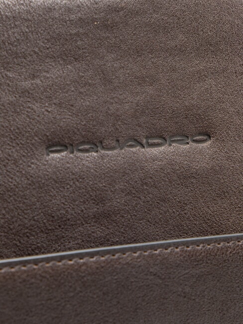 BLACK SQUARE  13.3" laptop backpack, in leather MORO - Laptop backpacks