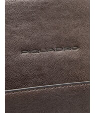 PIQUADRO BLACK SQUARE  13.3" laptop backpack, in leather MORO - Laptop backpacks - 3