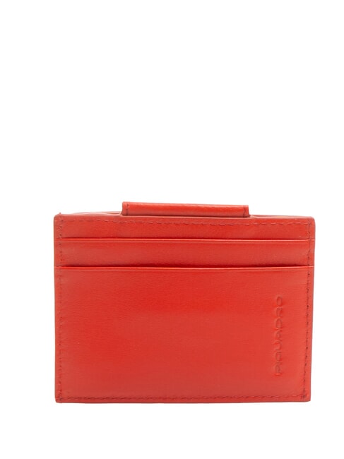 URBAN Leather Coin Purse / Card Holder RED - Men&rsquo;s Wallets