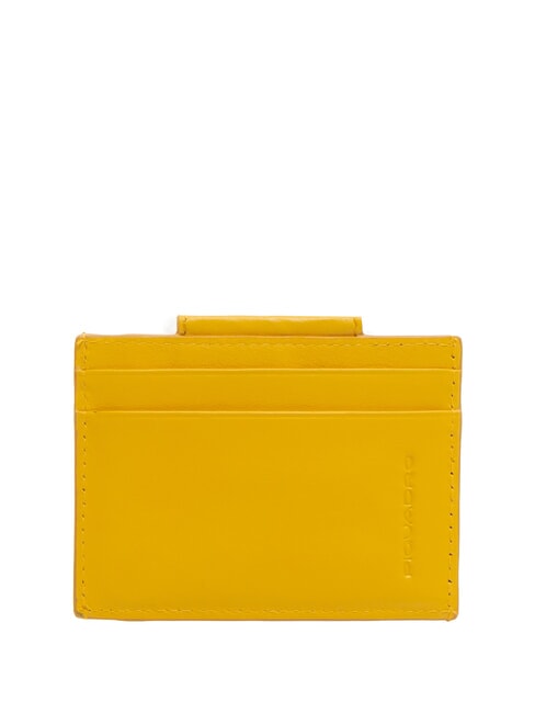 URBAN Leather Coin Purse / Card Holder Yellow - Men&rsquo;s Wallets