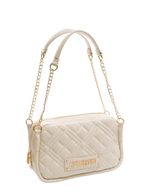 QUILTED Chain Handle Shoulder Bag ivory - Women’s Bags