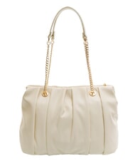 LOVE MOSCHINO ZIPPER Shoulder bag ivory - Women’s Bags - 4