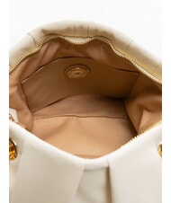 LOVE MOSCHINO ZIPPER Shoulder bag ivory - Women’s Bags - 5