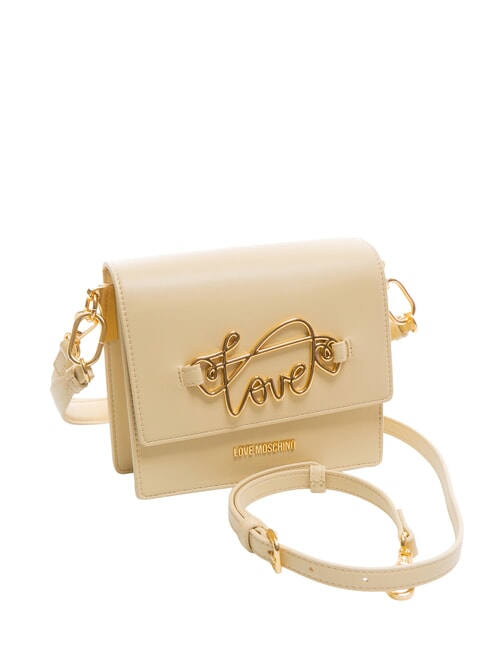 CURSIVE LOGO Shoulder bag with shoulder strap beige - Women’s Bags