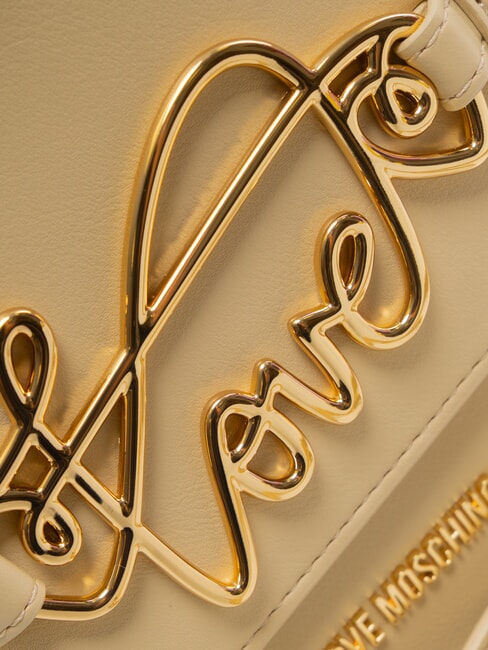 CURSIVE LOGO Shoulder bag with shoulder strap beige - Women’s Bags