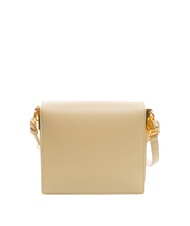 LOVE MOSCHINO CURSIVE LOGO Shoulder bag with shoulder strap beige - Women’s Bags - 4