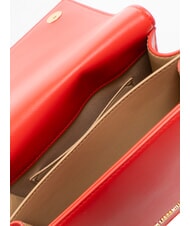 LOVE MOSCHINO CURSIVE LOGO Shoulder bag with shoulder strap RED - Women&rsquo;s Bags - 5