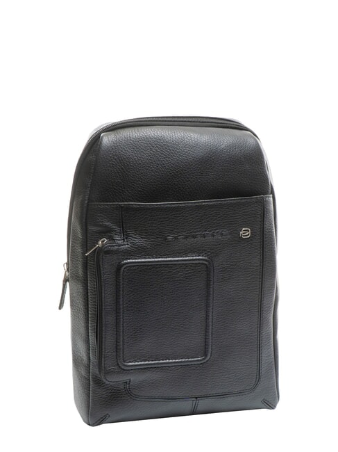 VIBE Leather one-shoulder bag Black - Over-the-shoulder Bags for Men