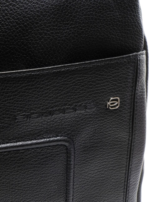 VIBE Leather one-shoulder bag Black - Over-the-shoulder Bags for Men