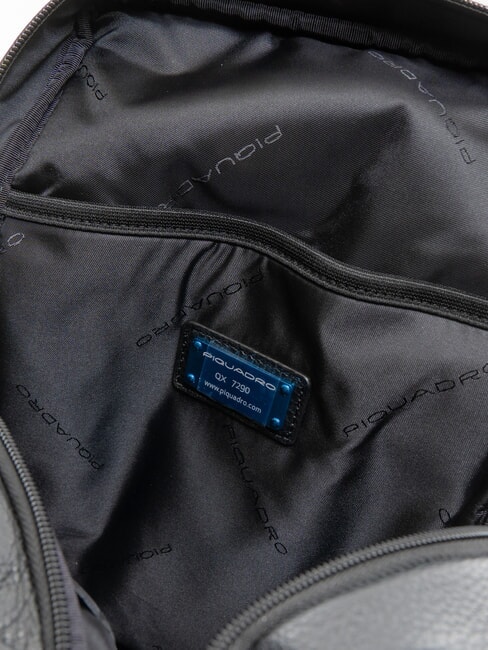 VIBE Leather one-shoulder bag Black - Over-the-shoulder Bags for Men