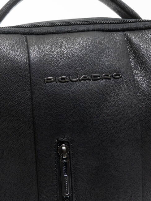 URBAN BTOB Leather backpack for 15.6" laptop Black - Laptop backpacks