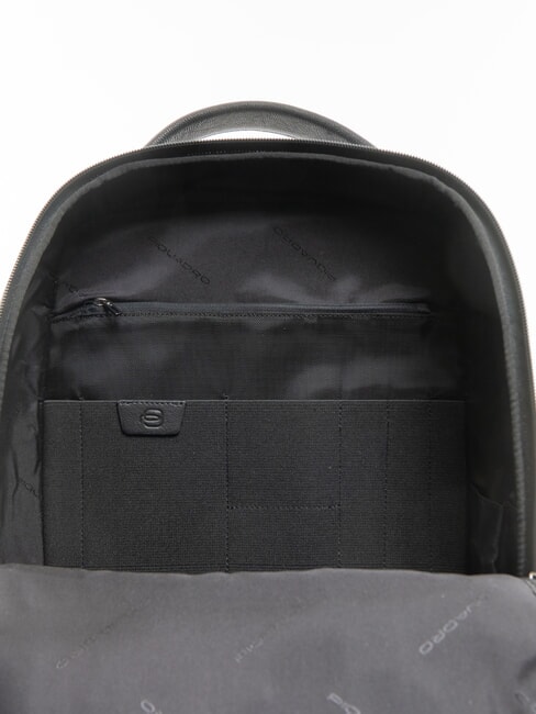 URBAN BTOB Leather backpack for 15.6" laptop Black - Laptop backpacks