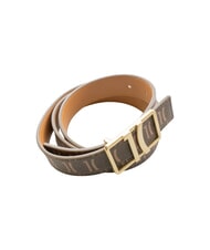 ALVIERO MARTINI PRIMA CLASSE MONOGRAM Logo buckle belt dark - Belts - 3