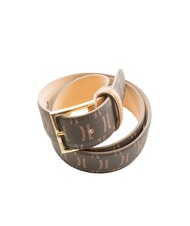 ALVIERO MARTINI PRIMA CLASSE MONOGRAM Unisex belt dark - Belts - 3