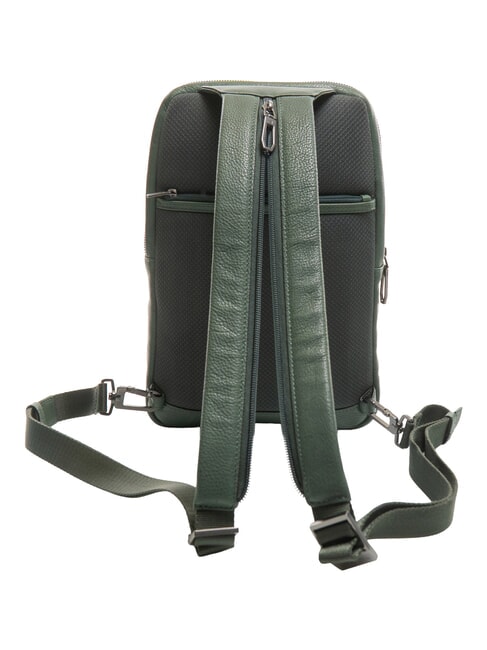 RHINO Leather One-Shoulder Backpack GREEN - Laptop backpacks