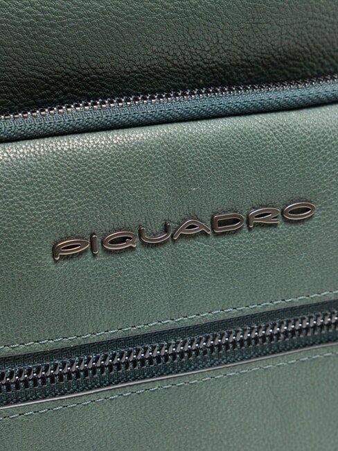 RHINO Leather One-Shoulder Backpack GREEN - Laptop backpacks