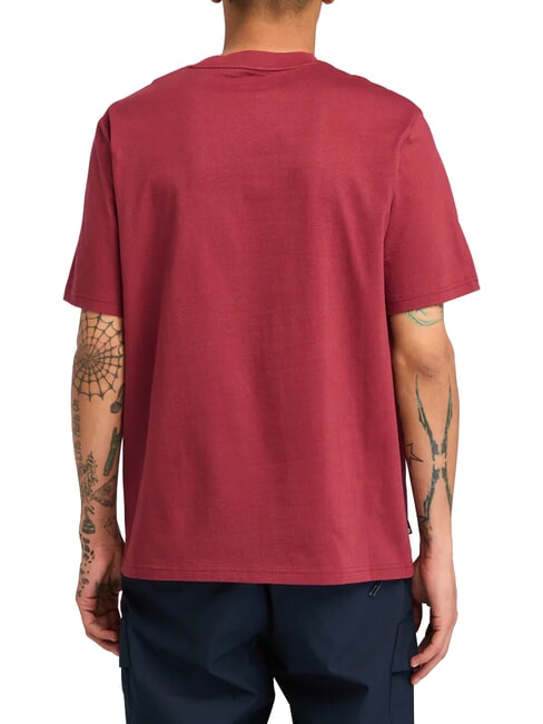 EMBROIDERY TONAL Cotton T-shirt cordovan - T-shirt