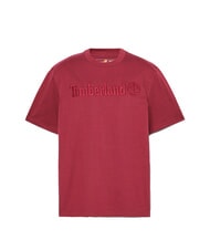 TIMBERLAND EMBROIDERY TONAL Cotton T-shirt cordovan - T-shirt - 4